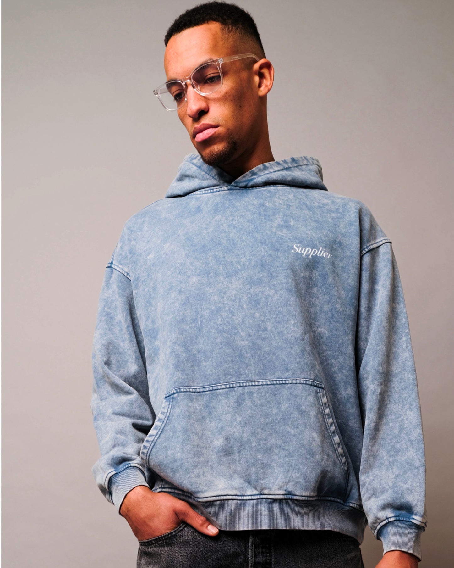 Stone Blue Hoodie