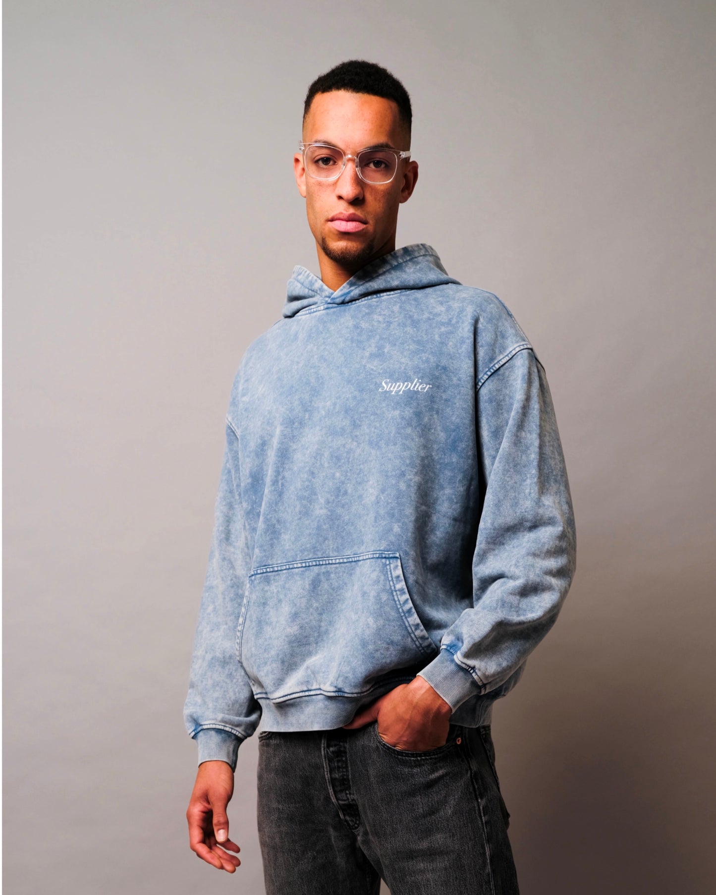 Stone Blue Hoodie