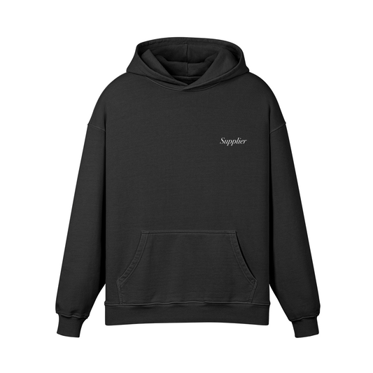 Stone Black Hoodie